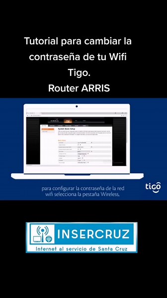 Tutorial para cambiar la contraseña de tu Wifi Tigo en el router ARRIS. #wifi #cambiodecontraseña Si gustas un nuevo video para cambiarlo desde el celular. Dejalo saber en los comentarios.