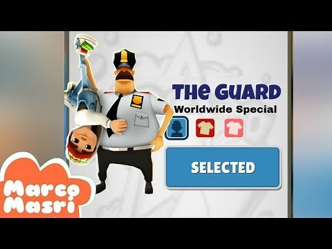Play as The Guard (All Outfits) in Subway Surfers | Cowboy, Knight, Santa Claus and MORE
