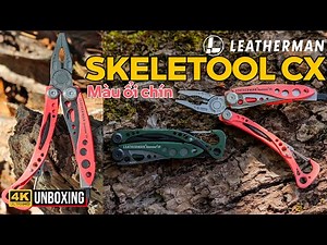 LEATHERMAN SKELETOOL CX MÀU ỔI CHÍN: DỤNG CỤ ĐA NĂNG 7 TOOLS TIỆN DỤNG HÀNG NGÀY, BẢO HÀNH 25 NĂM