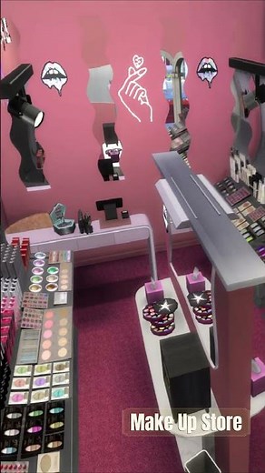 Renovating the UGLY Shopping Mall in The Sims 4 | #shorts #sims4 #thesims4 #thesims4mods #sims4cc