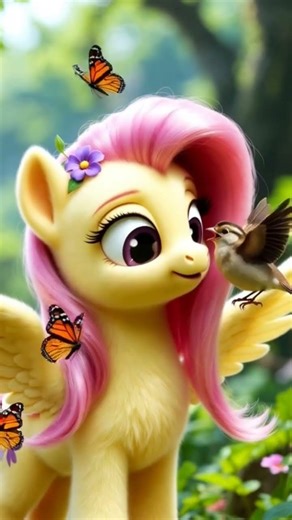 Fluttershy’s Bird & Butterfly Symphony.#mlp #mylitlepony #edit