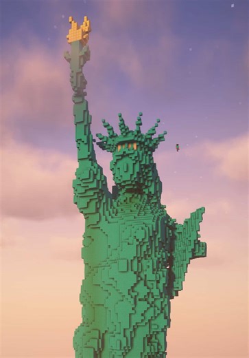 State of Liberty Minecraft Building Tutorial