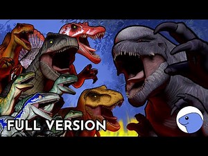 D.rex vs Rexy, Spinosaurus, Giganotosaurus and Blue | Animation (Full Version)