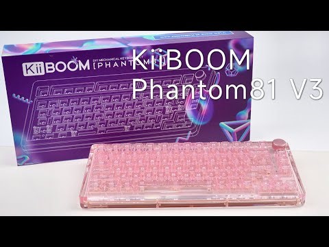 KiiBOOM Phantom 81V3 Pink Unboxing