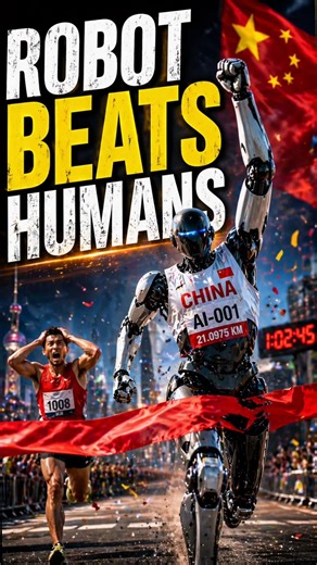 Robot Beats Humans?! 🤖🏃 China’s AI Marathon Shock!