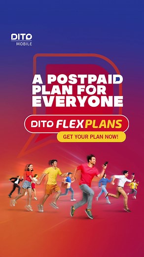 With DITO Mobile Postpaid FLEXPlans, there’s a postpaid plan for everyone! Get yours now to unlock a new mobile experience! Visit a DITO Experience Store and get your plan now! #PostpaidForEveryone #DITOFLEXPlans #DITOPostpaid ASC D0001N061923D