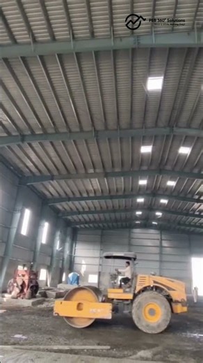 Pre Engineered Building Work in Progress | Steel Structure Execution by PEB360 Solutions #wip #peb