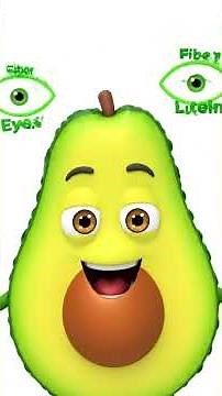 Meet Mr. Avocado! 🥑 Fun Superfood Facts for Kids | Animated Fruit Cartoon #cartoon #english #learn
