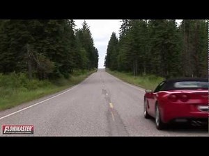 2005 - 2008 Chevy Corvette with a Flowmaster Axle Back Exhaust System
