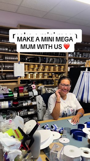 Make a mini mega mum with us today! #mumtok #homecoming #texas #texashomecoming #homecomingmum #hoco2023 #texastradition #seniormums #highschool #fyp #livelikekev #fortstockton #mum #thespiritshoppe #FFA