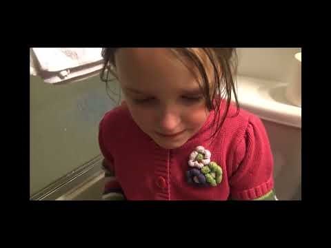 Baby Annabelle bloody tooth freaks out Victoria & freak daddy save the day