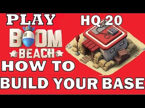 Boom Beach - HQ 20 Base Design