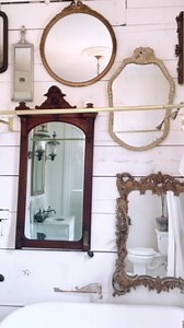 We have had so many questions about this bathroom recently so here is a slowed down, detailed video so you can take in all that this bathroom is! This is the only functional bathroom in our house and this was our first interior project here after buying our house! It has changed a bit over the years since finishing it (I think the floor has had 4 finishes in 4 years 😅😂) but it is now more us than ever and truly- with every change we have made we love this bathroom more! 🛁 | The Iron Victorian