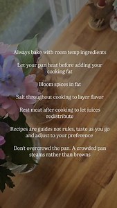 10K views · 92 reactions | Just a few little cooking tips. Learning to cook takes practice and you'll pick up more tips along the way. Give these a save to come back and reference. #cookingtips #homemakingtips #recipeideas | the.homemade.fam | Facebook