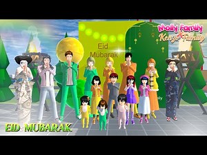 Eid Mubarak | Baby Molly With Family | Drama Sakura School Simulator