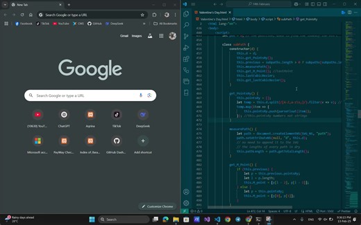 អត់មានផ្កាស្រស់ទេ មានតែ Flower Code 🧑‍💻❤️ #foryoupage #fyp #rupp #python #foryou #html #valentinesday #fypシ #rupp #it #cambodia