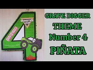 DIY GRAVE DIGGER NUMBER 4 PIÑATA | FÁCIL BRICOLAJE | HOW TO MAKE | PASO A PASO | ARTS AND CRAFTS