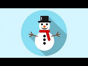 Snowman vector graphic - Inkscape How To