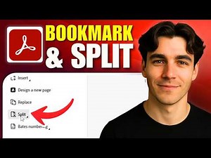 How to Add Bookmarks and Split a PDF Using Adobe Acrobat Pro (Tutorial 2026)