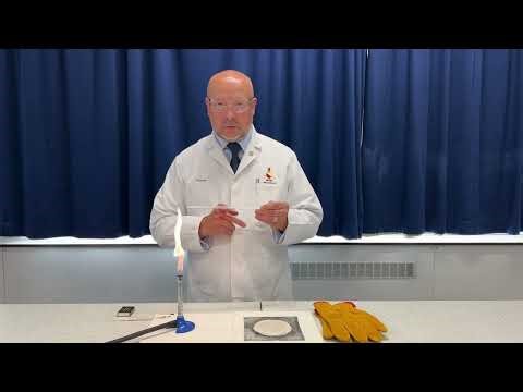 Bending glass tubing or rod