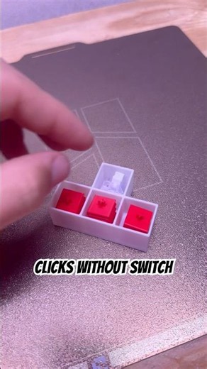 Keyboard Clicker without Switch! #3dprinting #satisfying #3d