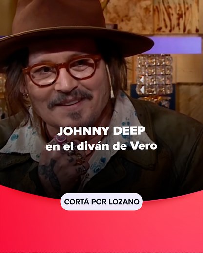 El ícono internacional Johnny Deep estuvo en exclusiva en #CortaPorLozano 💥 En un mano a mano con Vero, habló sobre su paternidad y su lado más solidario... ¿Conocías esto? 👀 | Canal 9 Televida