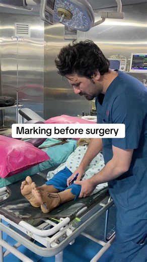 Marking before surgery 💯❤️#viralvideo #foryou #foryoupage #drwaseefullah #fyp