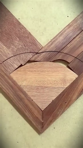 smart technique how to cut wood into precise oval shapes in this way #shorts
