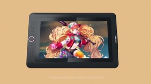 XP Pen 13.3 Inch Artist13.3 Pro Drawing Tablet Full-Laminated Graphic Drawing Monitor Tilt, Black