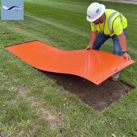 Heavy-Duty Ground Protection Mats for Construction Projects & Outdoor Events #temporary