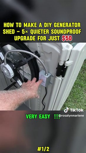 DIY Generator Shed: 5x Quieter for Just $50