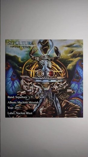 Sepultura - Machine Messiah (2017), ‪@sepultura‬ #metal #groovemetal #thrashmetal #rock