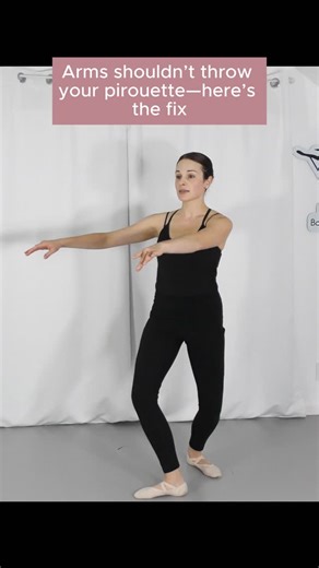 Veronica K | Adult Ballet & Injury Prevention on Instagram: "Many adult ballet dancers and older teens struggle with pirouettes because momentum from the arms takes over, throwing off balance and alignment. The Bow & Arrow arm exercise teaches control so your arms guide your turn with core stability, not power it. Pair this with smart balance and core work, and you’ll see your turns improve faster and safer than endless drilling. Take your pirouettes to the next level with my Full Pirouettes & B