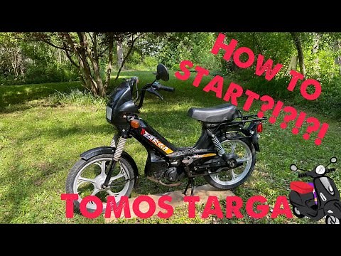 2001 Tomos Targa Start Up ( How To )