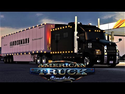 ATS 4K★ 1.45: | Mack Anthem Legacy Sleeper V2.82 | American Truck Simulator