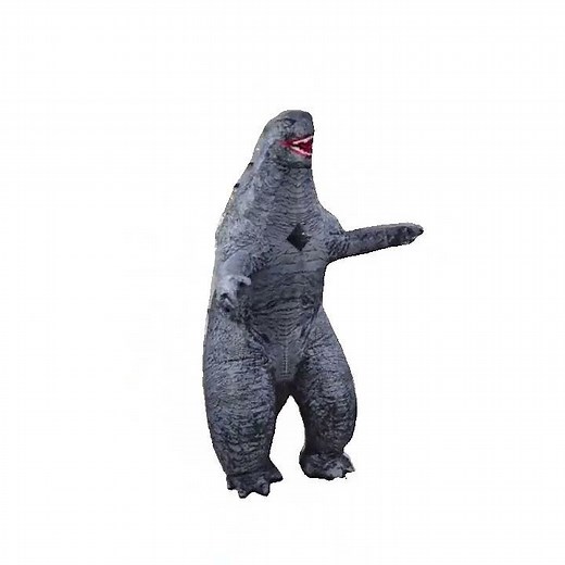 Inflatable Godzilla dinosaurs mascot costume 9Ft tall by lyramascot #dance #funny #cute#dinosaur