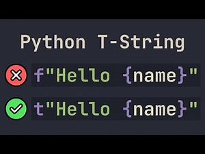 Python 3.14: Все НОВЫЕ фишки T-String
