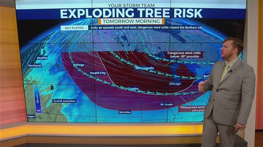 Incoming winter storm this weekend drops temperatures over 20 degrees