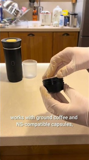 3-in-1 Portable Electric Espresso Machine Review | Hot & Cold Coffee Anywhe #shorts