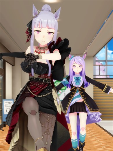 MMD | Uma Musume: Boss Arrives! Gold Ship & Mejiro McQueen