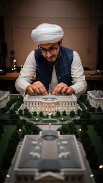 America’s White House Recreated in Miniature | Stunning Detail #viral #architecture