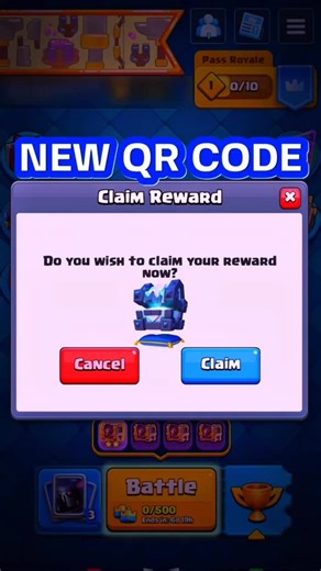 Clashh Royal on Instagram: "New QR CODE Box 5 Star ⭐️ Clash Royale #clashroyale #supercell #viral #qrcodes #usa #game"