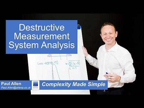 Measurement System Analysis Destructive (6 Sigma Training)