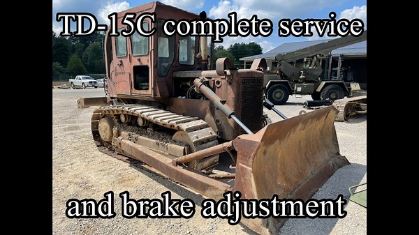 Full complete service and brake adjustment on International Harvester TD-15C @C_CEQUIPMENT