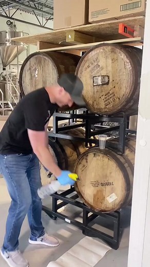 How to Sample Beer Aging in Bourbon Barrels