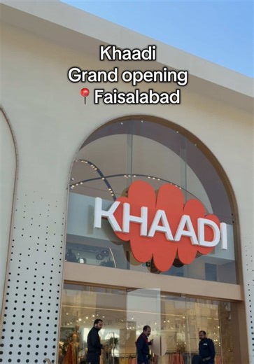 Khaadi Grand Opening Event in Faisalabad