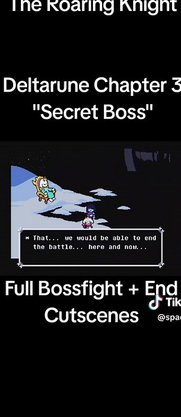 Deltarune Chapter 3: The Roaring Knight Boss Fight