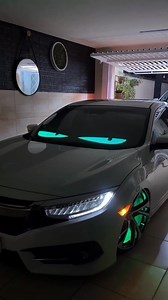 👁️ Demon Eye 👁️ Let your car light up the night! LED flexible screen, DIY your desired dynamic pattern text through the app! | Pooyona