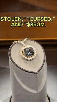 The Hope Diamond Curse 💎😱 (Worth $350 Million) #hopediamond #rare #shorts