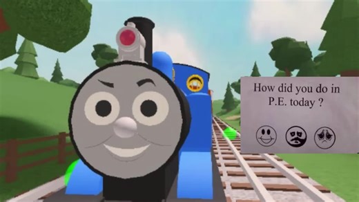 how thomas do in P.E today?#thomasandfriends #bluetrainwithfriendsexploringsodor #robloxgames #fyp #bluetrainwithfriend #forupage #BTWF #capcut #steamengine #thomasthetankengine
